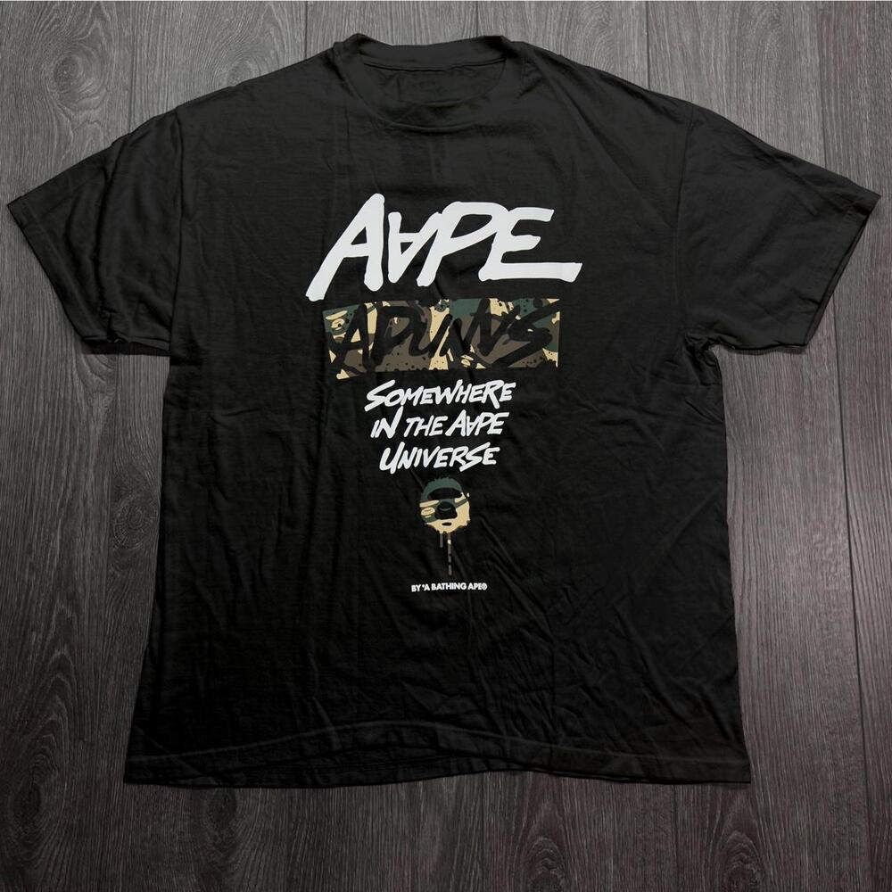 Black Bape Camo Tee